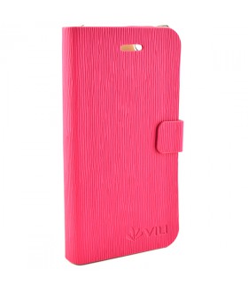 Vili Waves Style Flip Θήκη iPhone 4 & 4S Ροζ